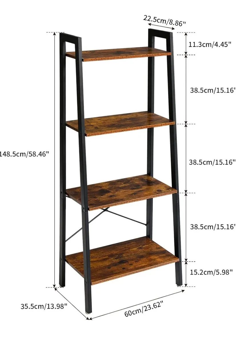 Bookcase / Ladder Shelf - Image 4