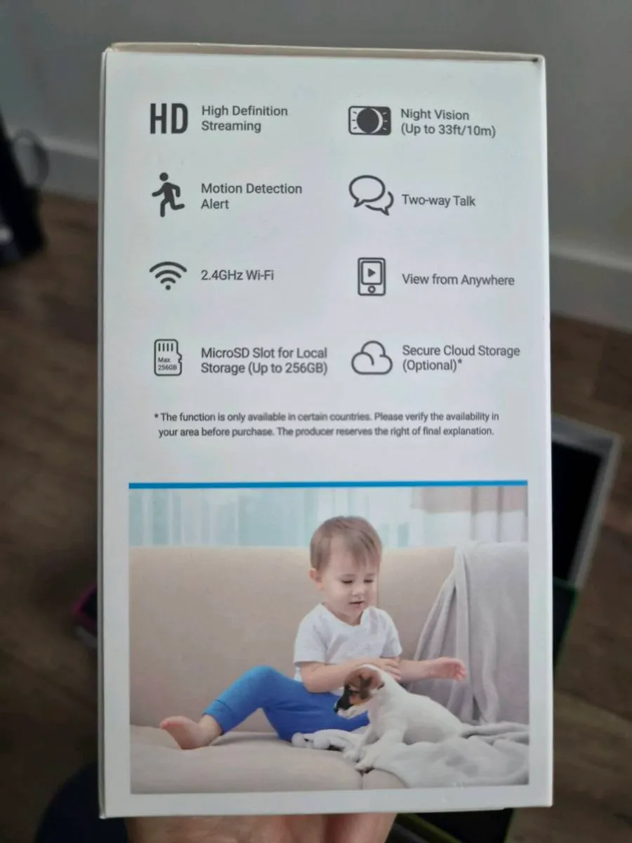 EZVIZ C2C Smart Home Camera – Brand New, Boxed - Image 2