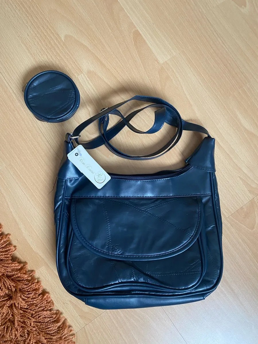 NEW with TAGS Leather Rosa Benini Shoulder Bag Set - Image 1