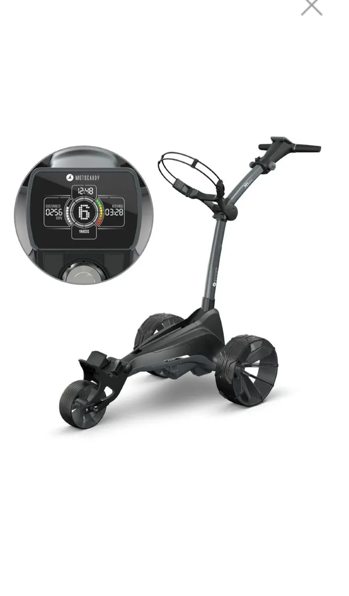 Motocaddy M1DHC electric trolley - Image 1