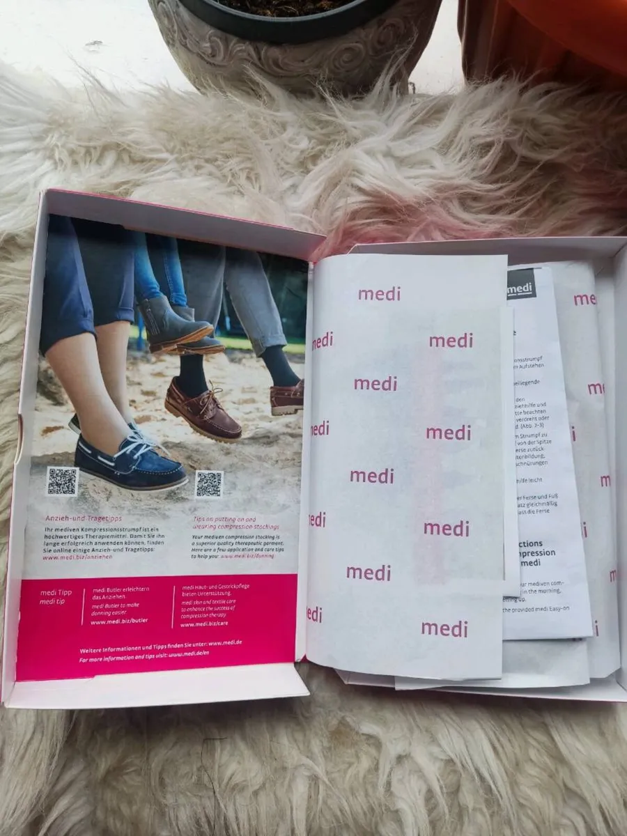 New Medi Mediven thigh high compression stockings - Image 2