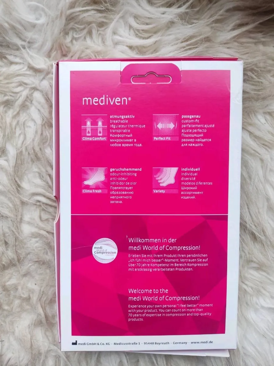 New Medi Mediven thigh high compression stockings - Image 4