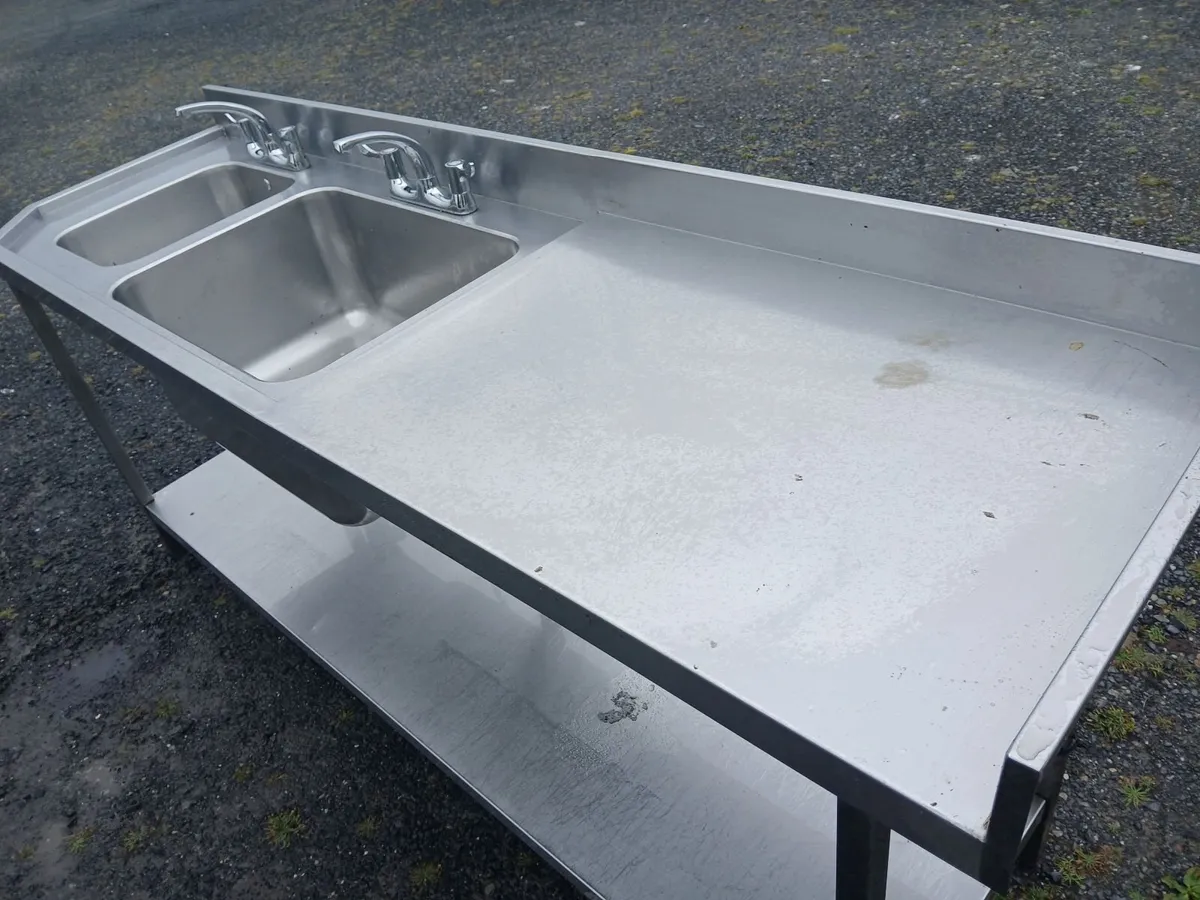 Staneless steel cabbinet sink unit complete - Image 1