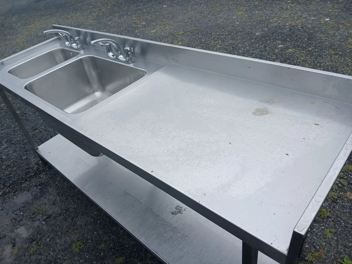 Staneless steel cabbinet sink unit complete - Image 2