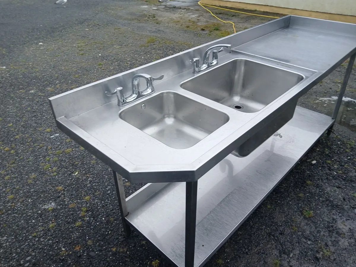 Staneless steel cabbinet sink unit complete - Image 4