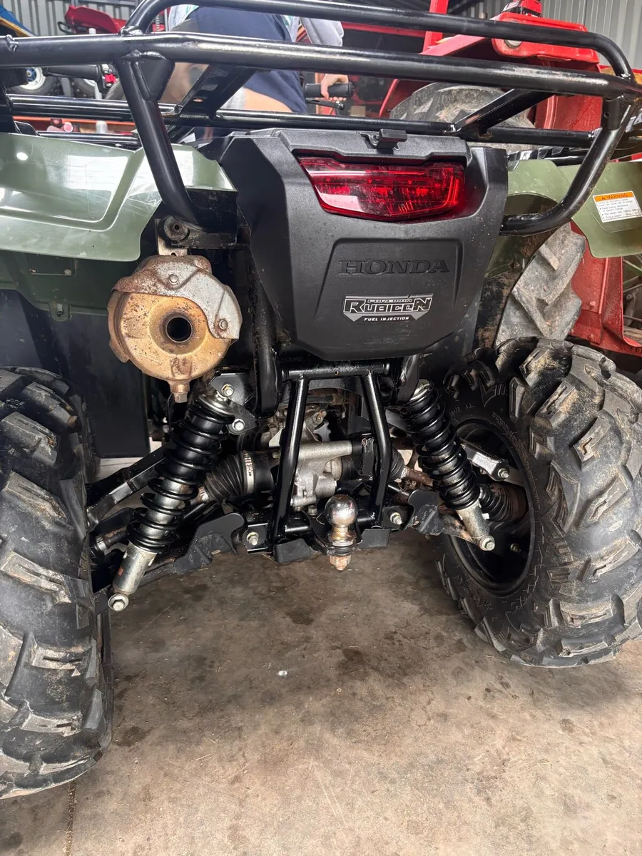 Honda TRX 500 - 122 hours, manual, IRS, Road Reg - Image 3