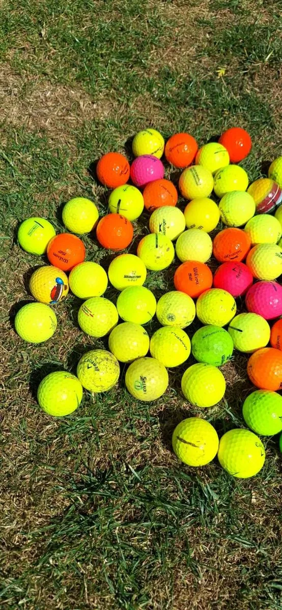 58 colour Golf balls - Image 2