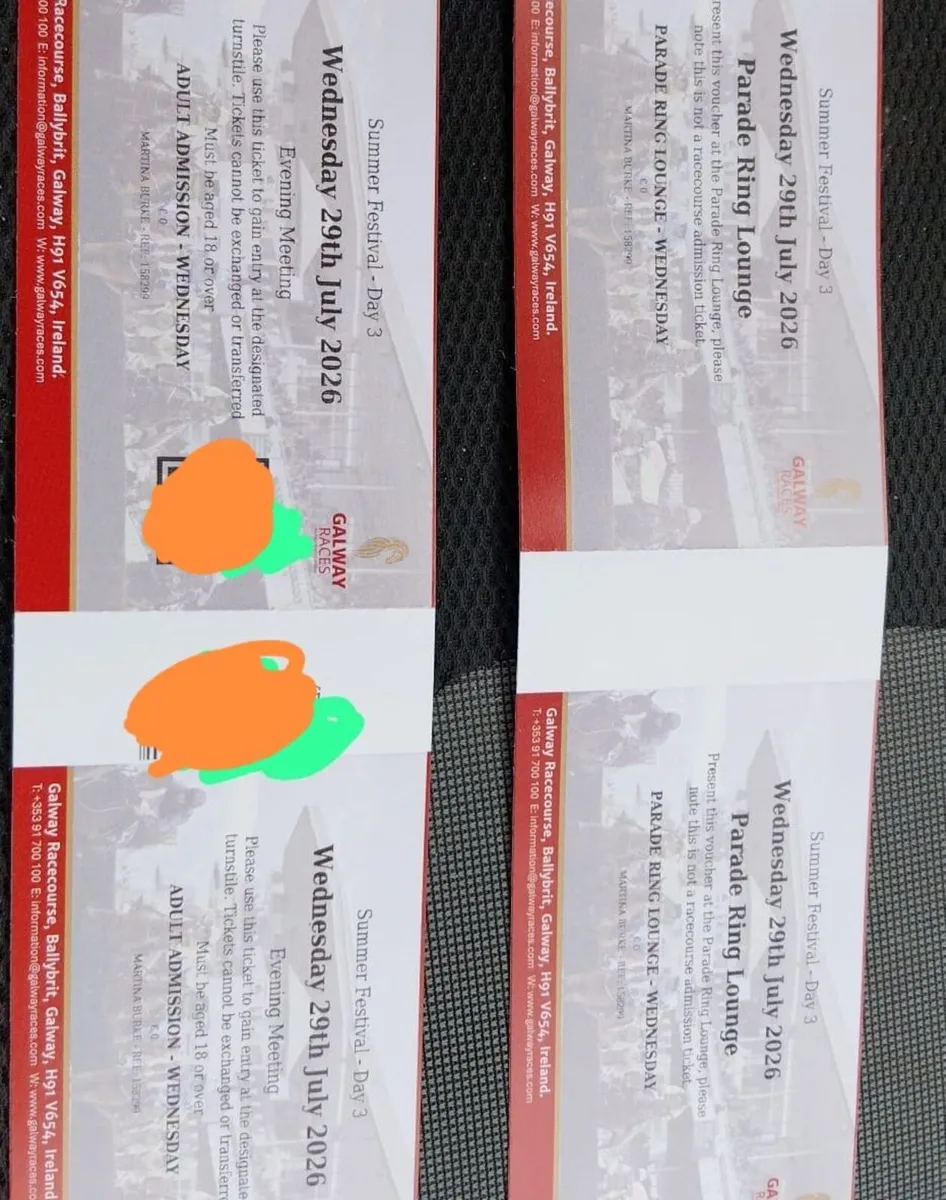 Galway races tickets