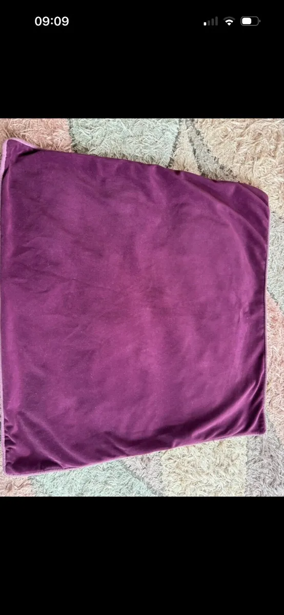 Cushion covers 21 by 21 inches
