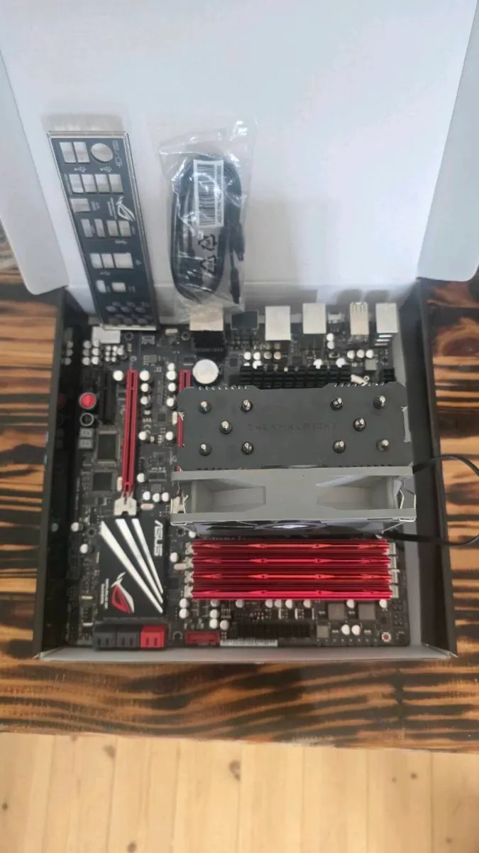 Asus Motherboard + i7 cpu + Cooler + 16gb RAM - Image 1