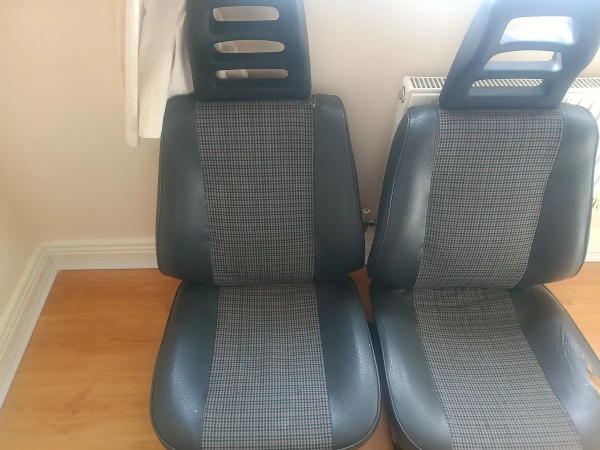 Two camper van seats