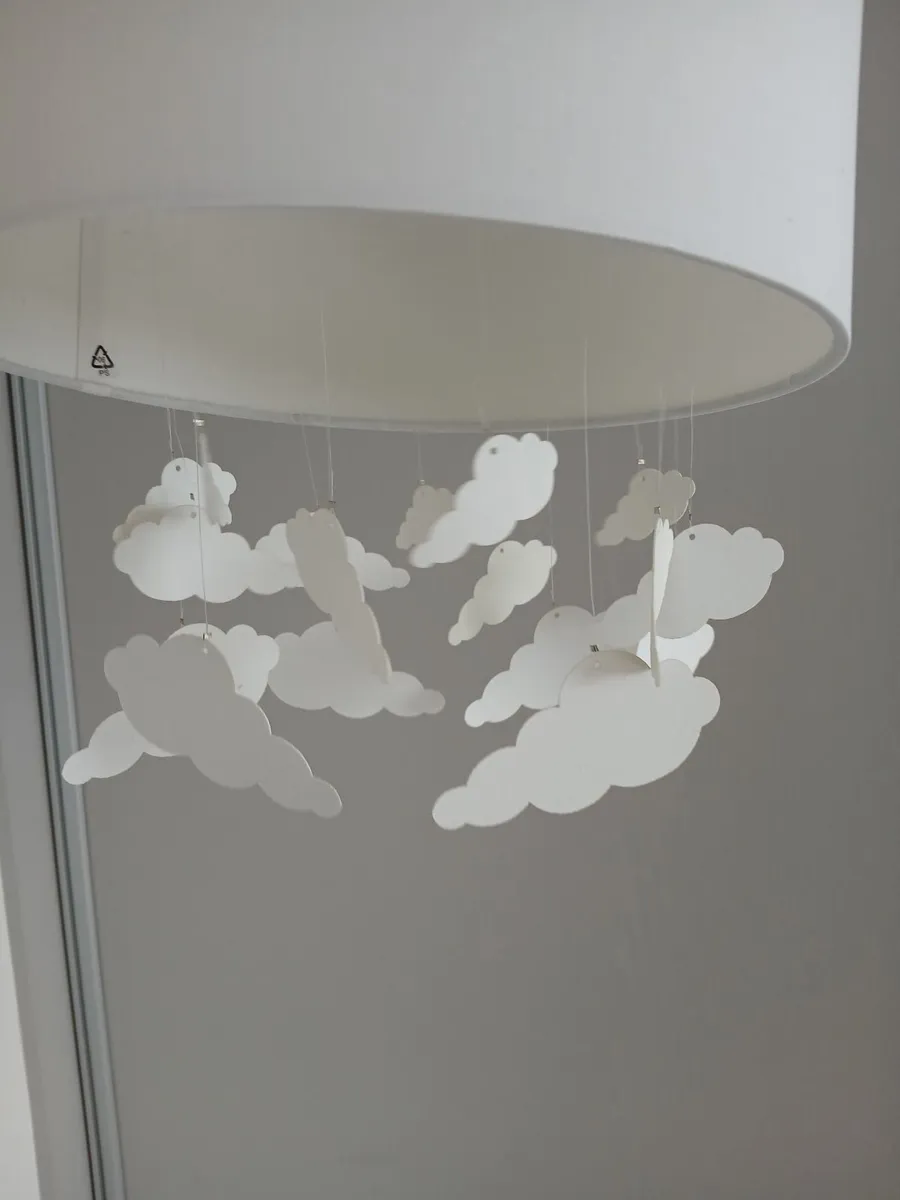 Clouds Mobile / Ceiling Lamp Shade - Easy Fit - Image 2