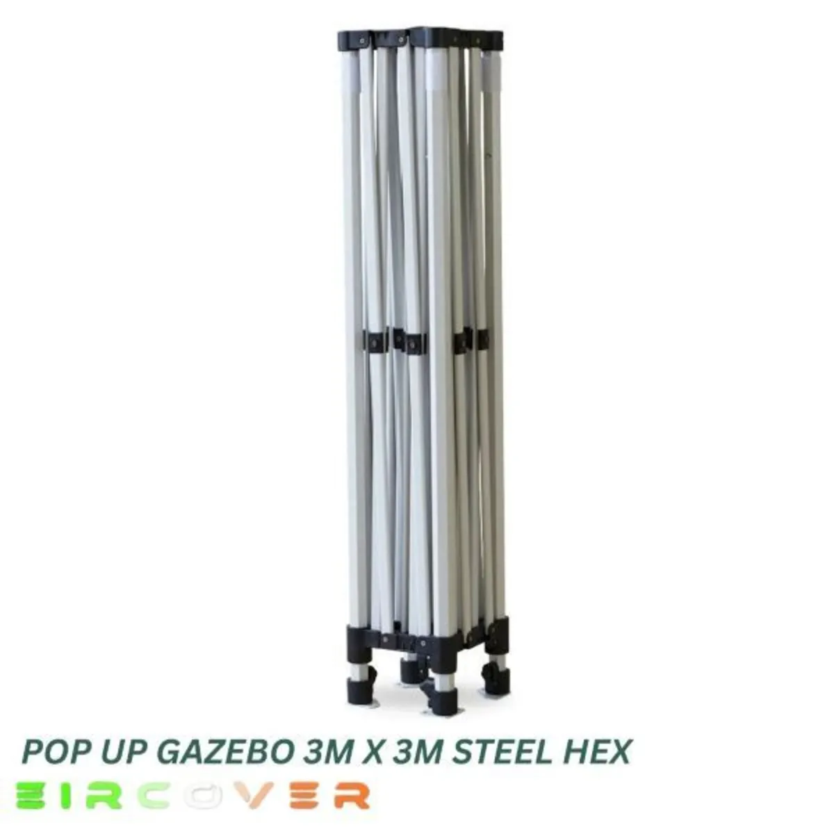 Market Stall Pop Up Gazebo Steel 40mm Hex 3m x 3m - Image 2