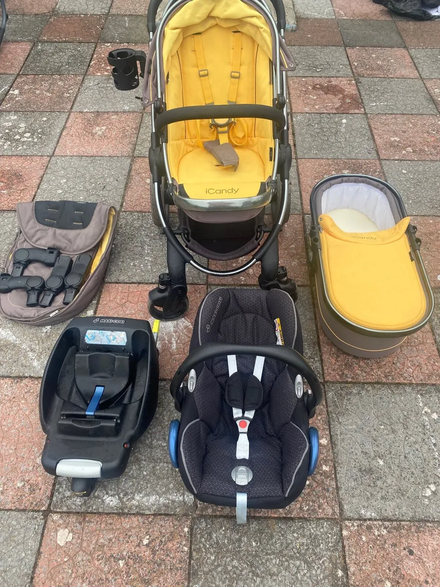 iCandy travel system and Maxi Cosi Seat - Image 1