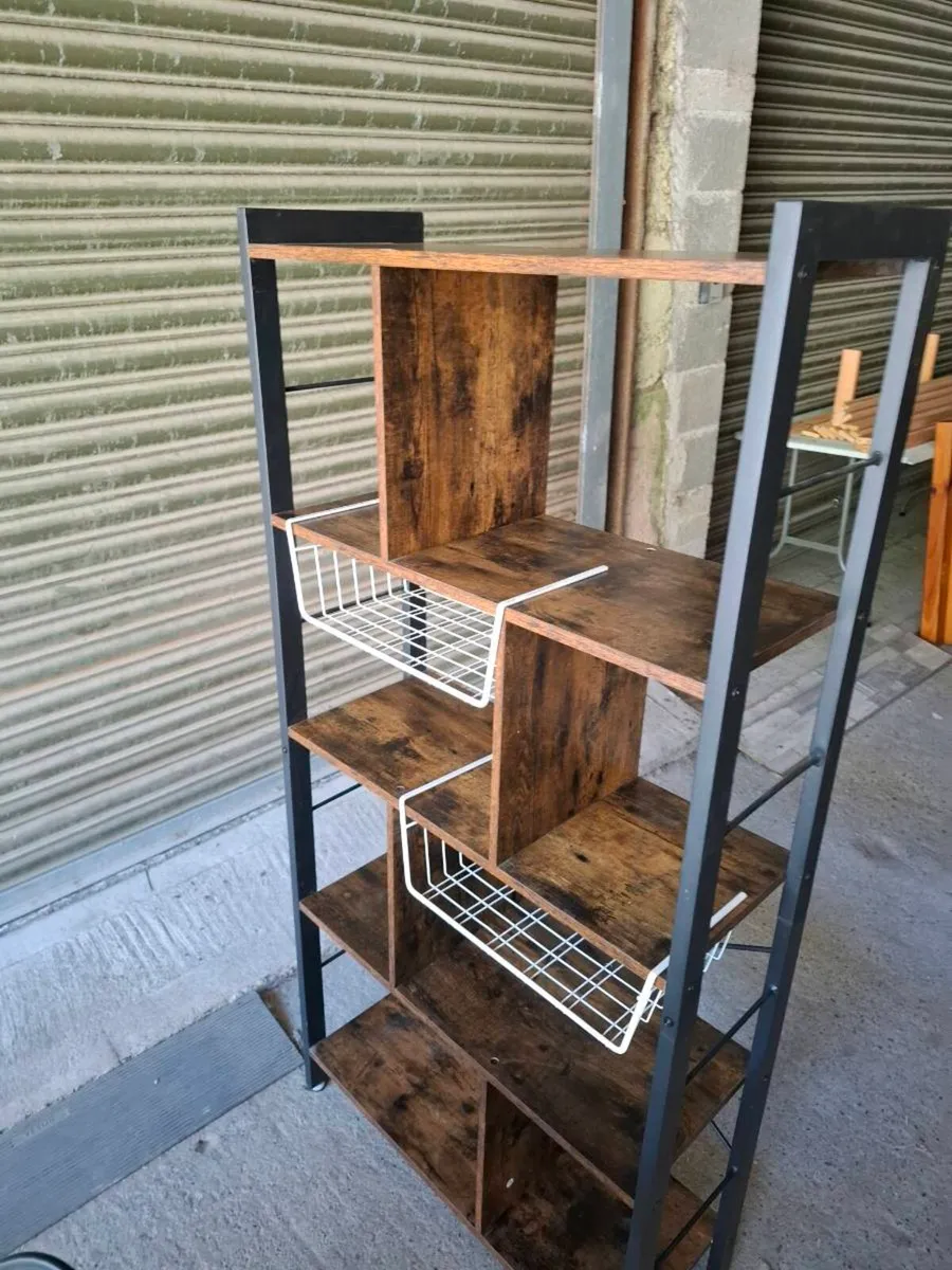 Industrial Storage Shelf/Bookcase (DELIVERY) - Image 1