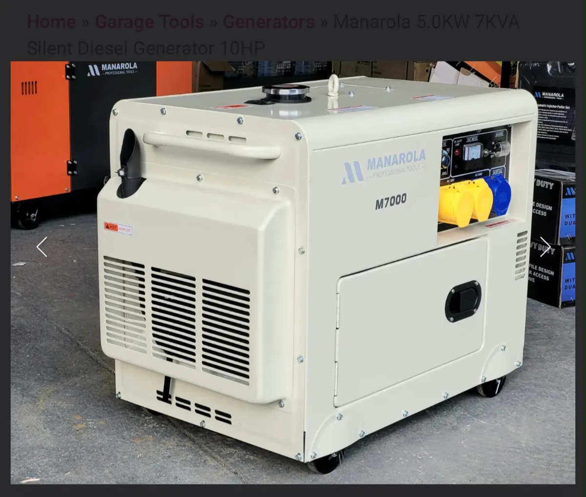 Diesel, silent generator - Image 2