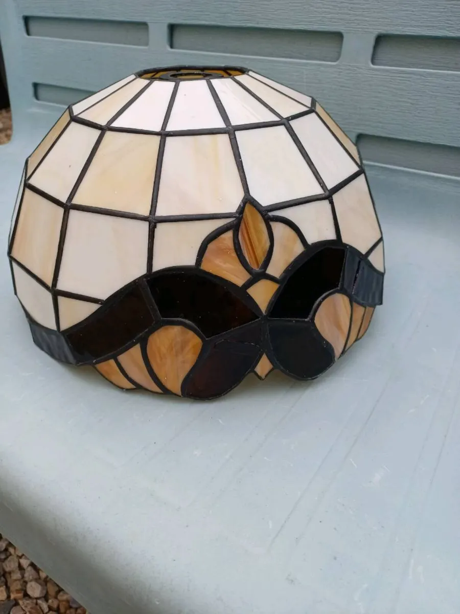 Vintage Tiffany Style Ceiling Shade - Image 1