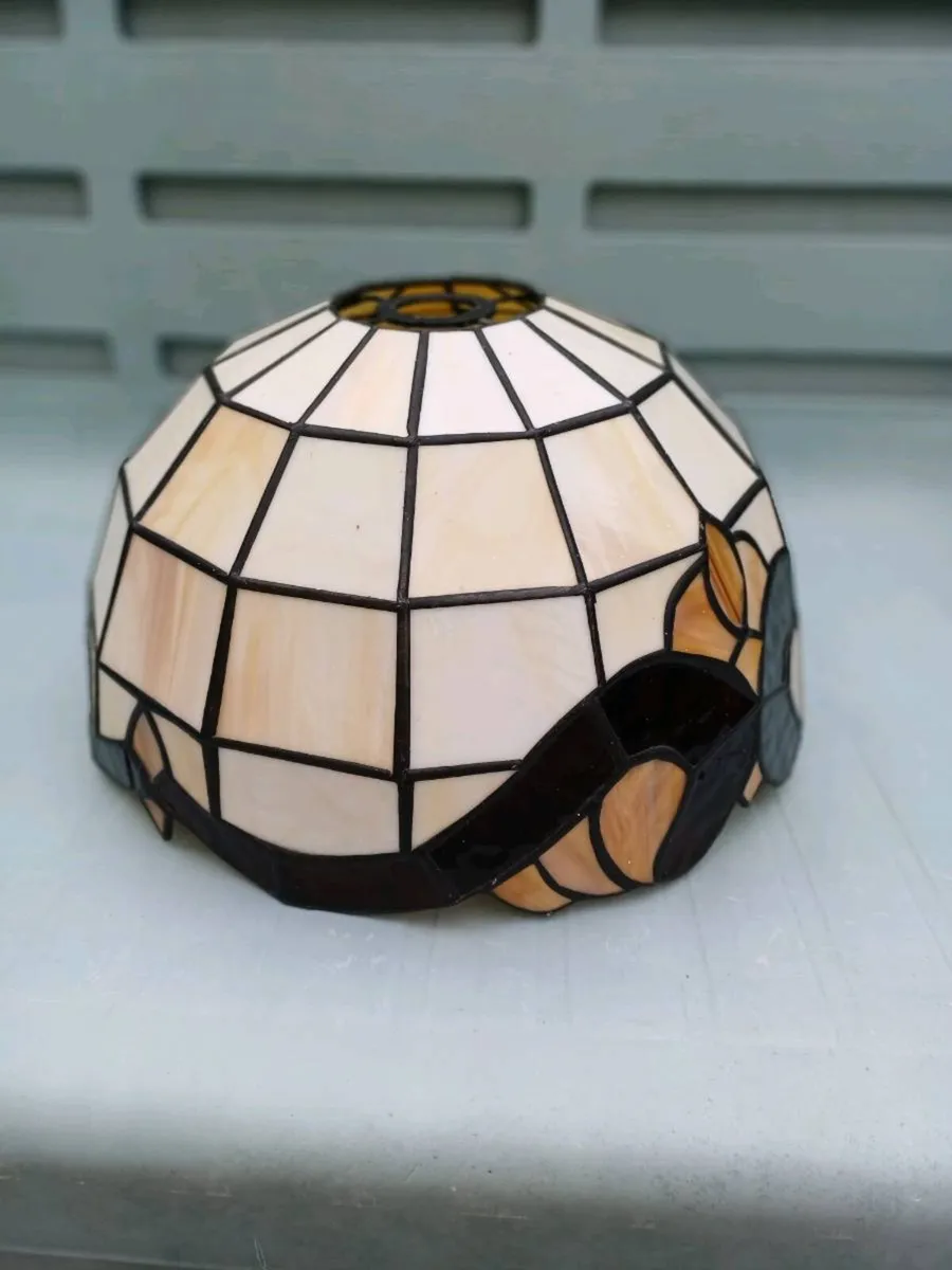 Vintage Tiffany Style Ceiling Shade - Image 2