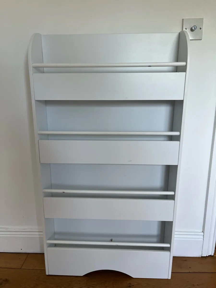 Kids White Bookcase
