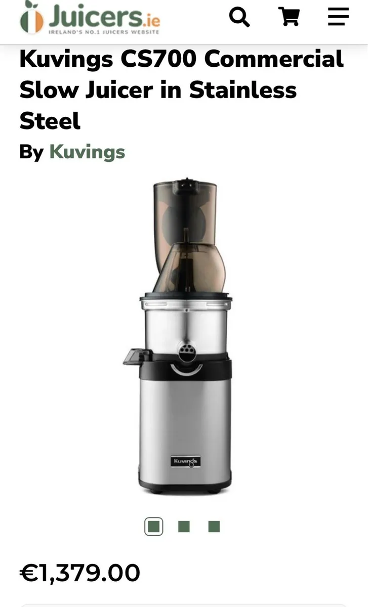 Kuvings CS700 commercial slow juicer - Image 1
