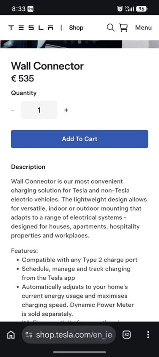Tesla wall charger - New and Unused - Image 3