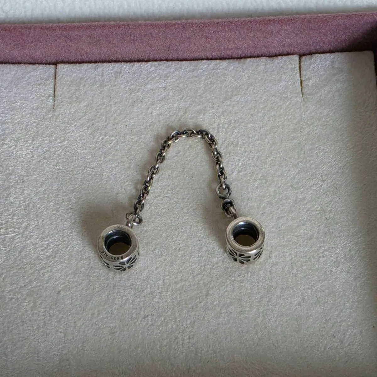 Pandora flower safety chain perfect condition - Image 2