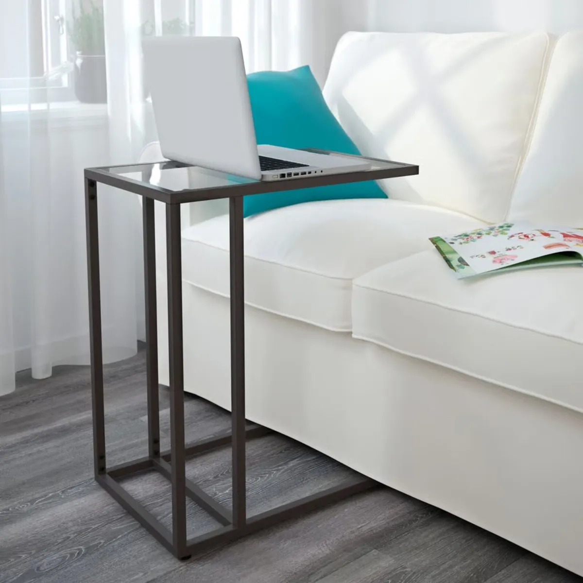 Ikea laptop stand / side table (VITTSJÖ) - Image 2