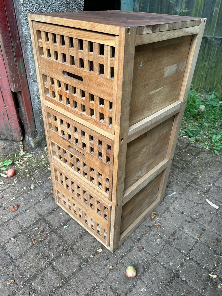Bathroom 3 Drawer cabinet - Image 2