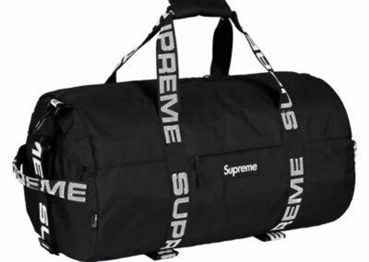 Supreme Large Duffle Bag (SS18) Black - Image 2
