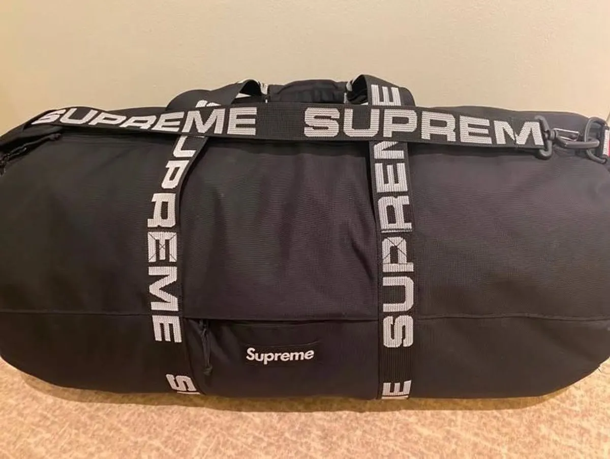 Supreme Large Duffle Bag (SS18) Black - Image 3