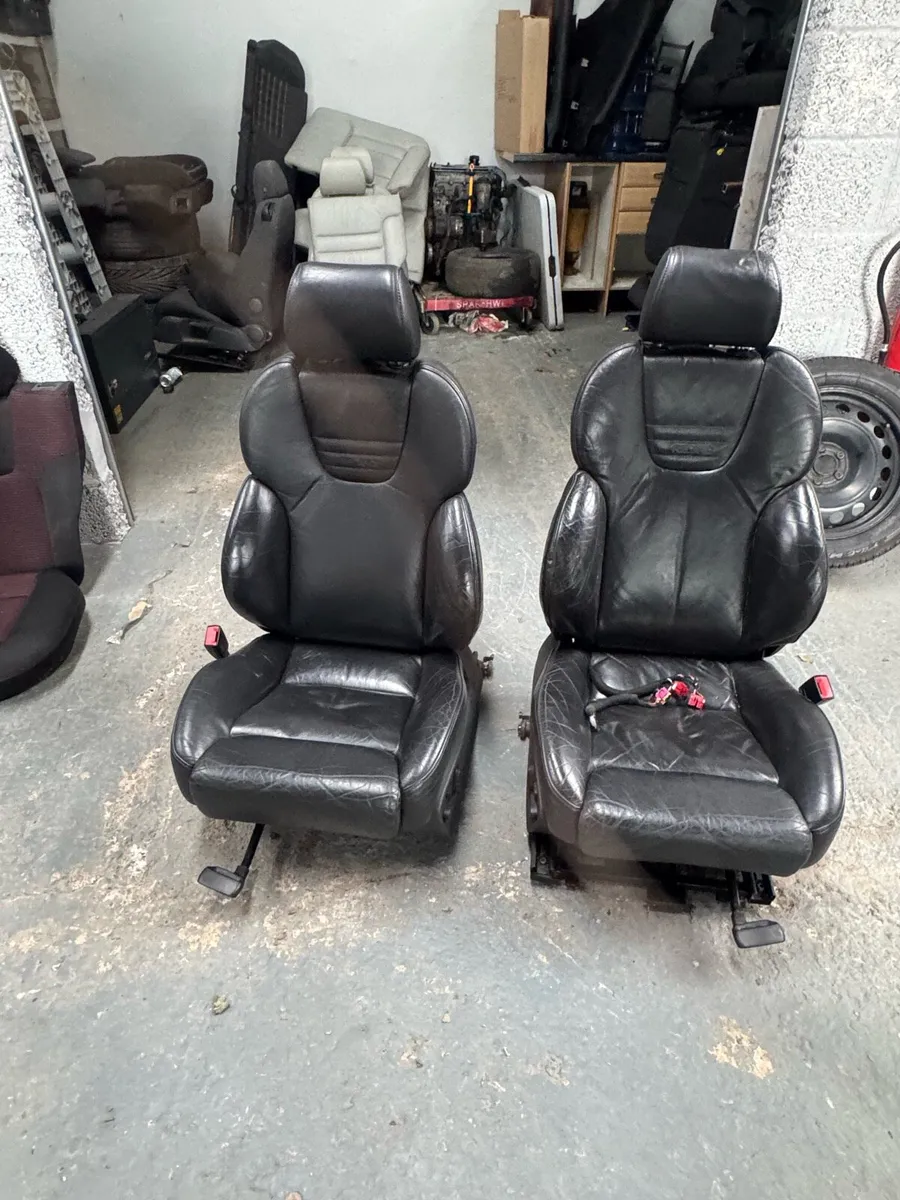 Mk4 golf leather heated 3 door Recaro seats cards - Image 2