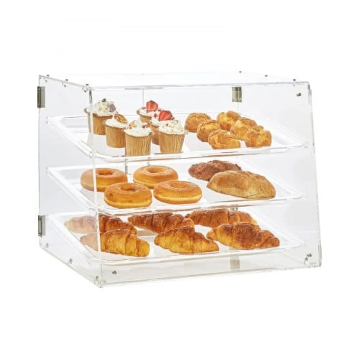 Pastry Display Case, 3-Tier Commercial Countertop - Image 1