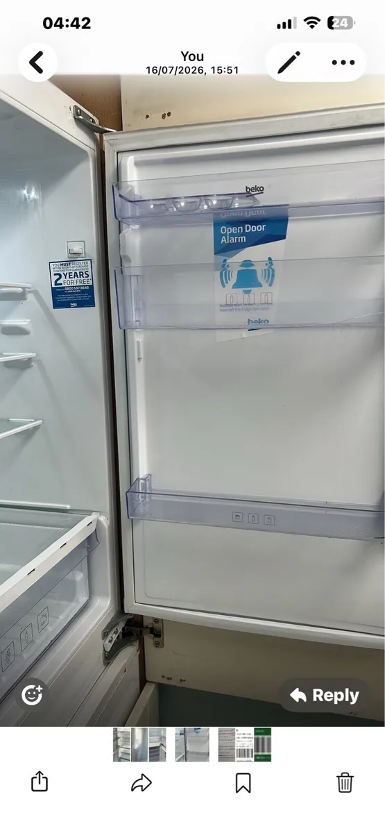 Fridge freezer integrated - Image 2