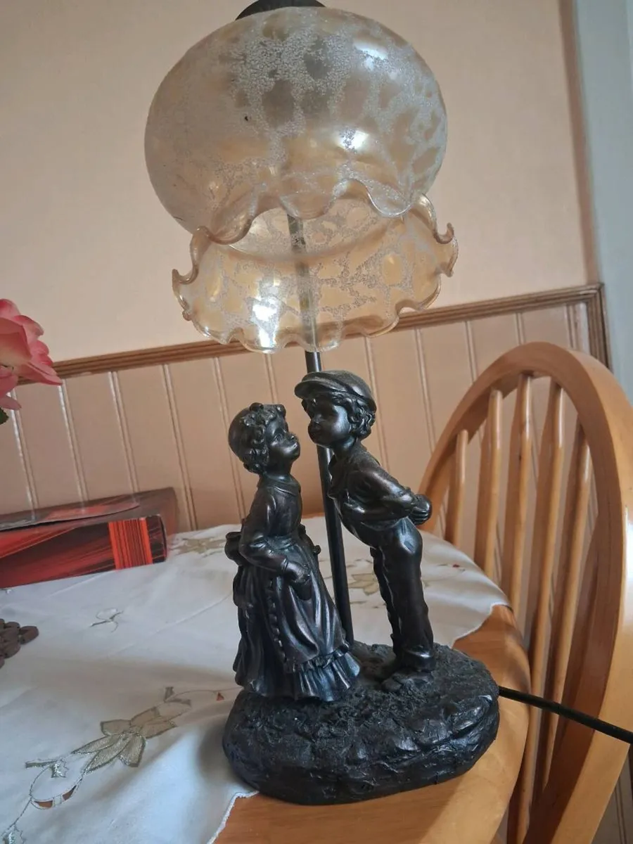Art Deco style bedside lamp - Image 1