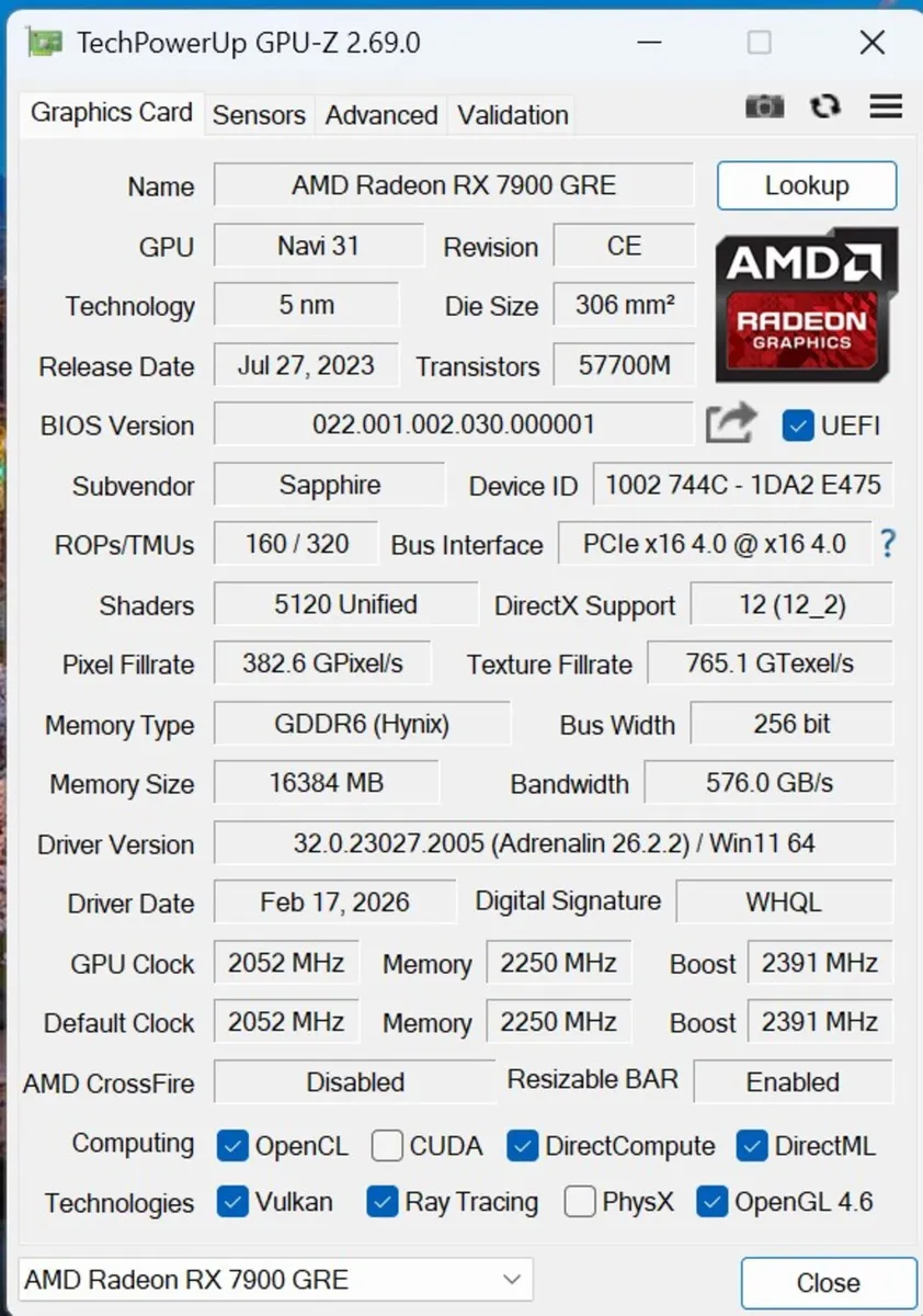 Amd Radeon 7900gre Sapphire Nitro+ 16gb - Image 3