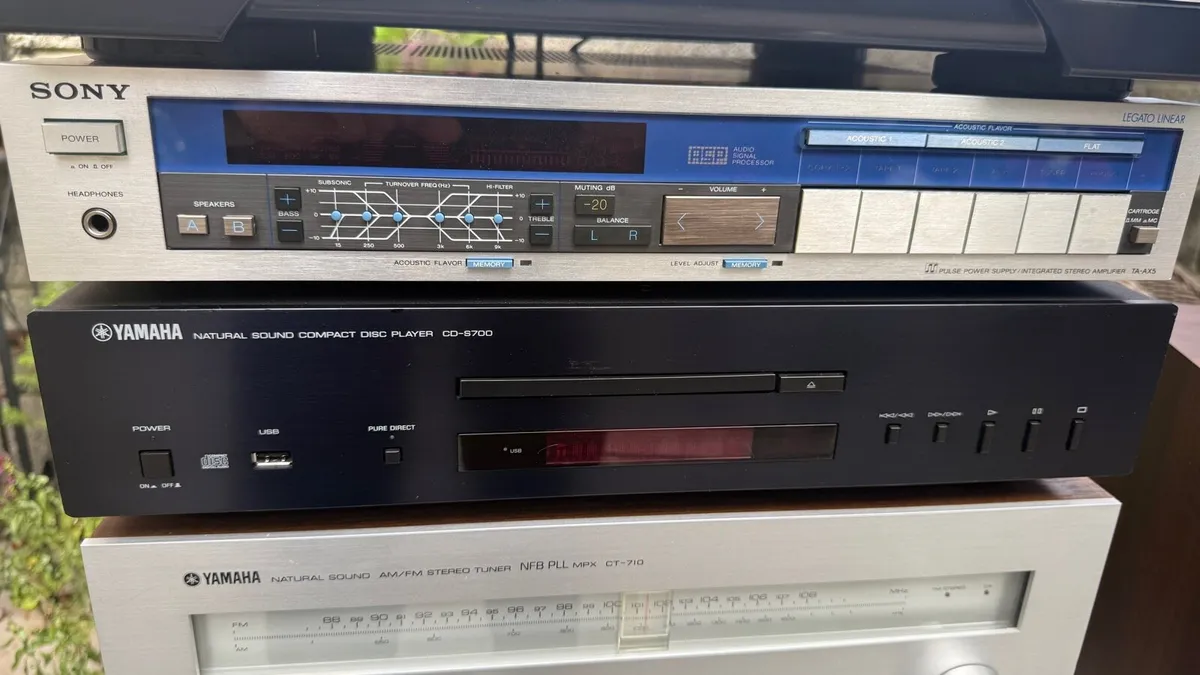 Audio set Yamaha deck CD player and tuner - Image 2