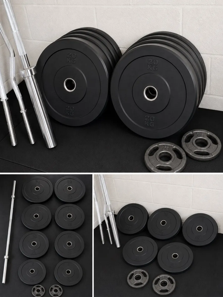 Olympic Bumper Plate Set – 127.5kg Total – €350 - Image 2