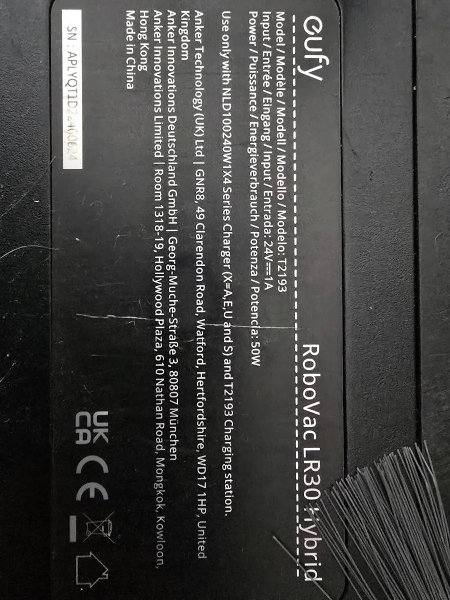 Eufy RoboVac LR30 Hybrid (T2193) Robot Vacuum & Mo - Image 2