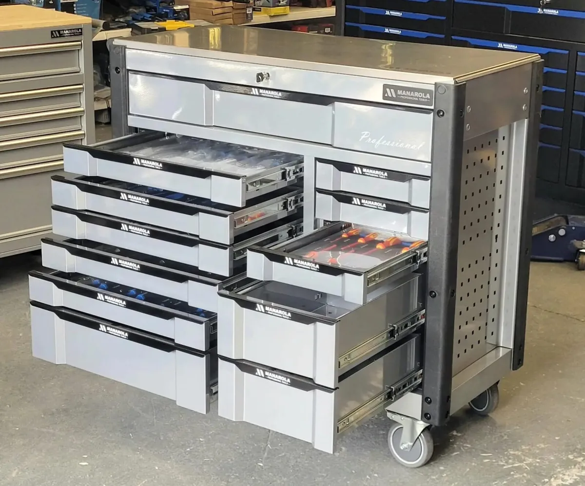 Manarola 12 Drawer Tool Box – Fully Loaded - Image 2