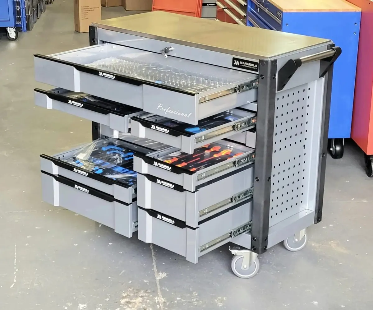 Manarola 12 Drawer Tool Box – Fully Loaded - Image 3