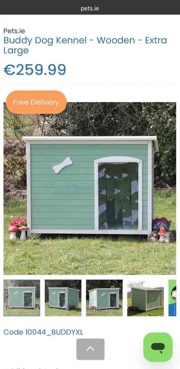 Large Kennel with lining and bedding - Image 2