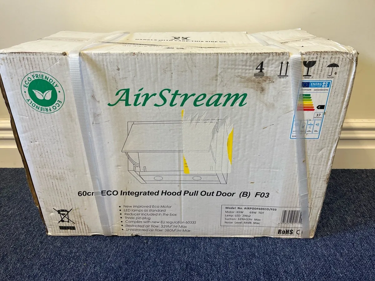 New AirStream 60cm Integrated Pull-Out Cooker Hood