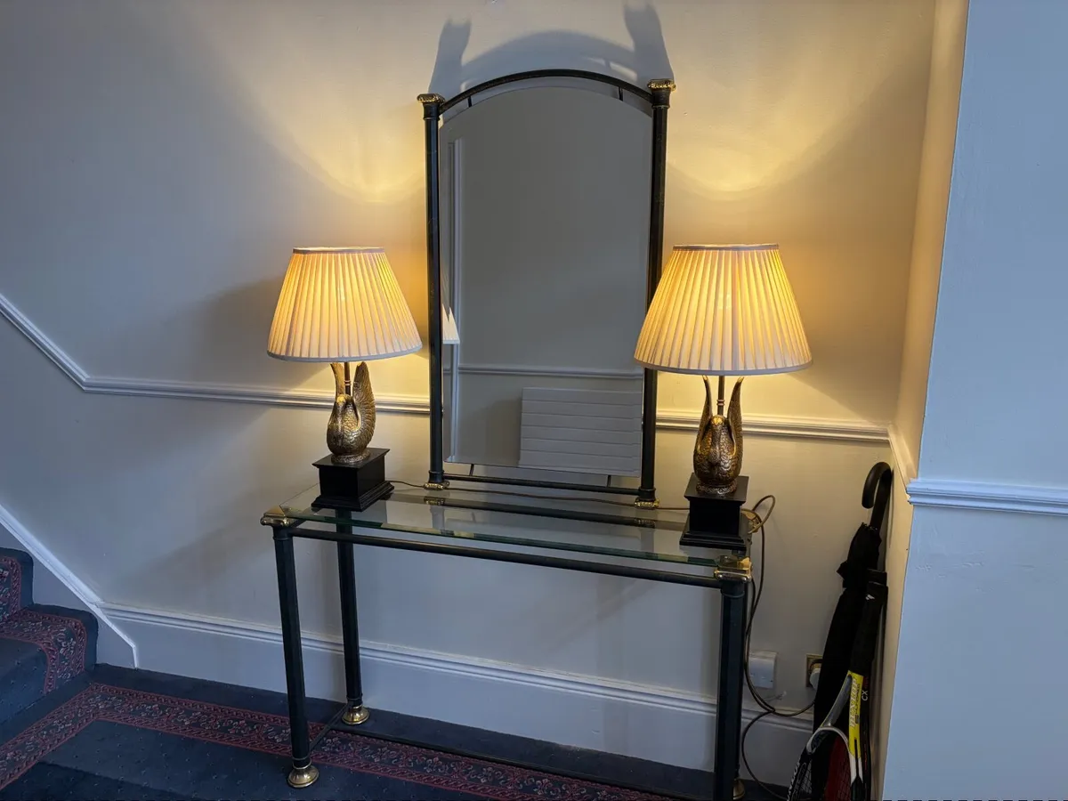 Alfrank Style hallway Console Table & mirror - Image 1