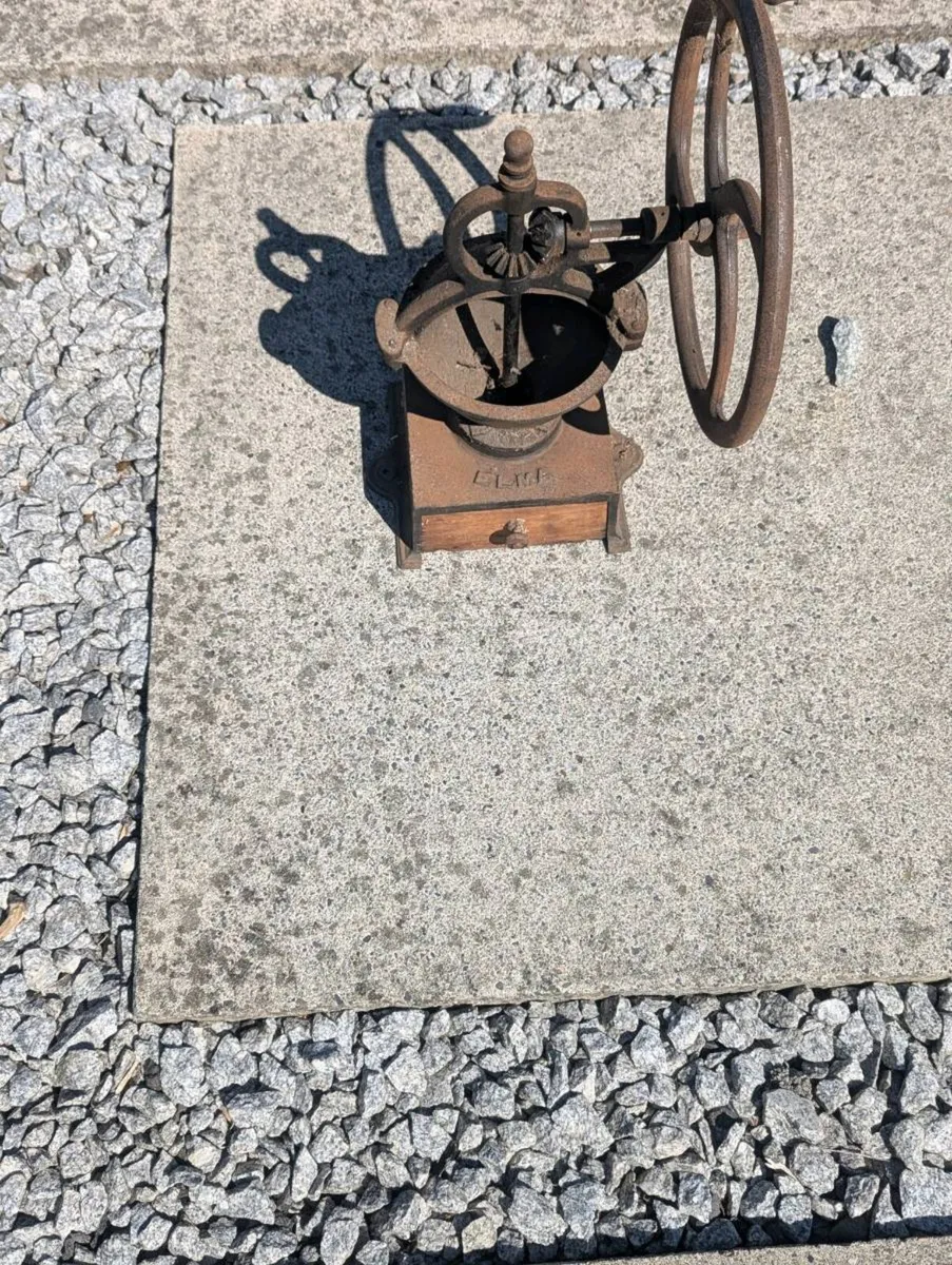 Antique Cast Iron Coffee Grinder - Image 3
