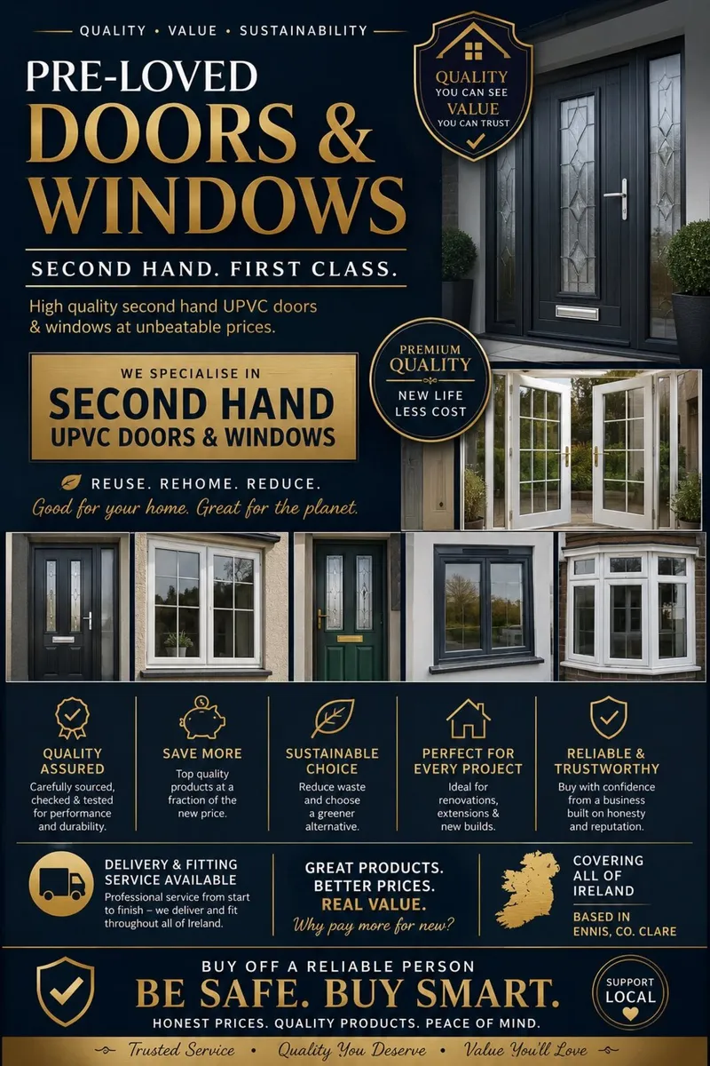 ✳️ ALL TYPES OF RECONDITIONED DOORS AND WINDOWS