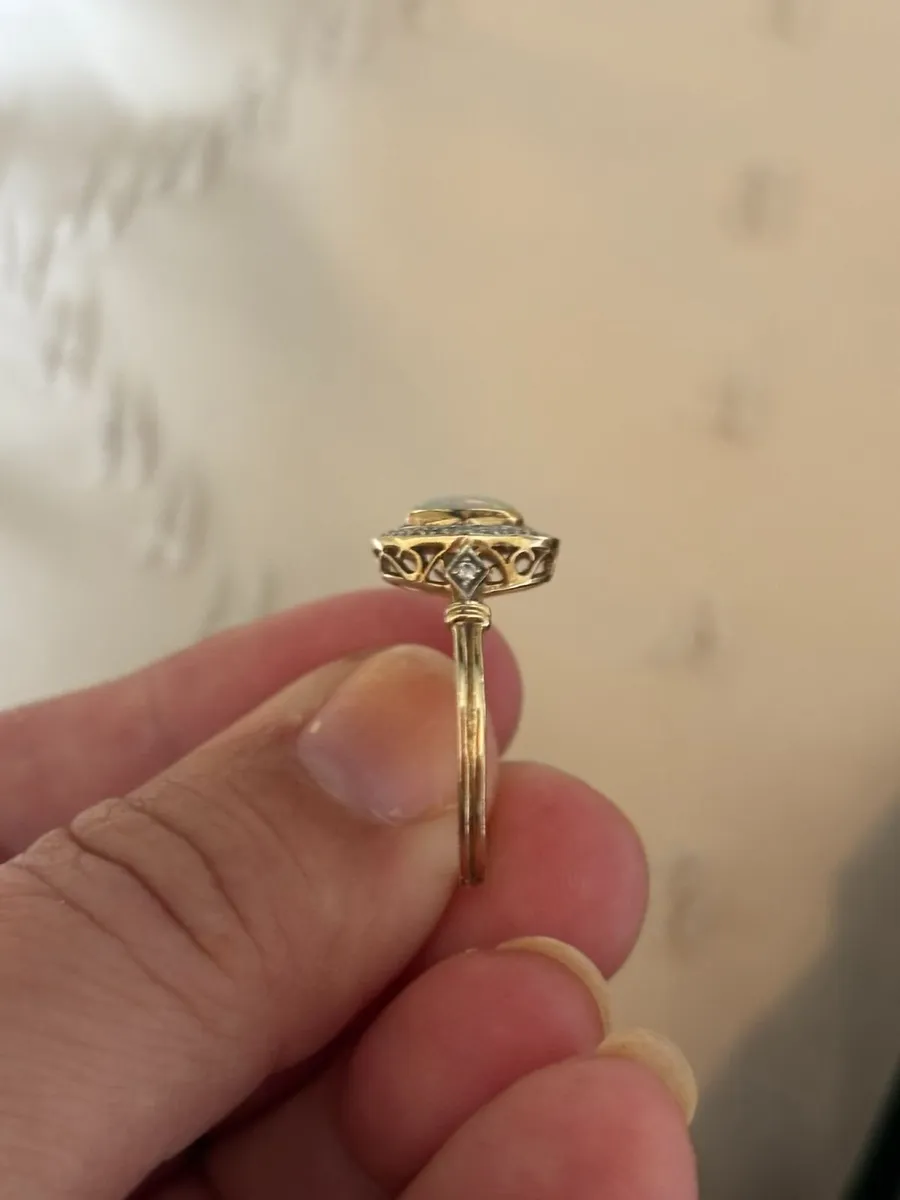 Opal and Diamond Ring - Image 2