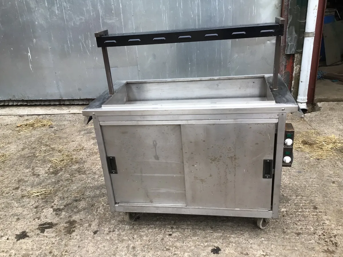 Stainless Steel Hot Food Catering Trolley - Image 1