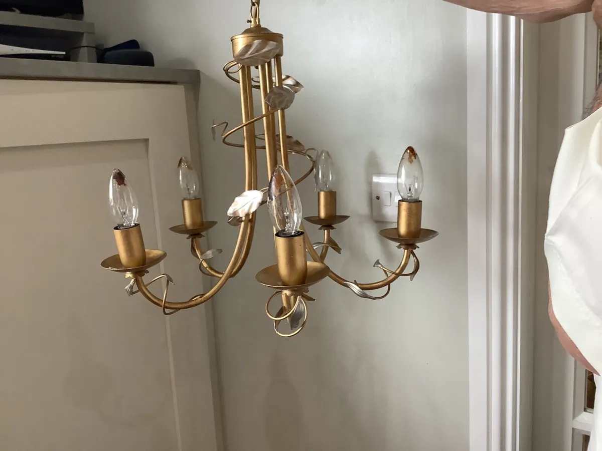 5 Arm Chandelier - Image 1