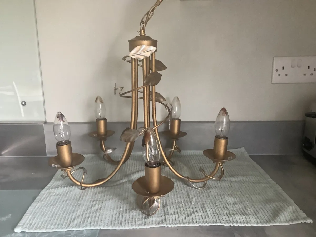5 Arm Chandelier - Image 2