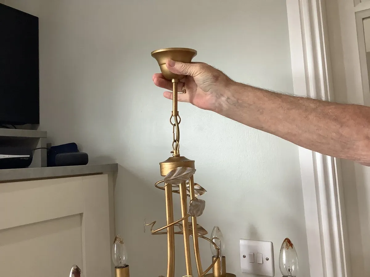 5 Arm Chandelier - Image 4
